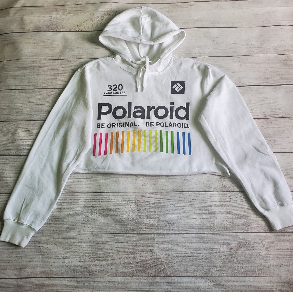 Polaroid- Women's Instant Polaroid Cropped Top…